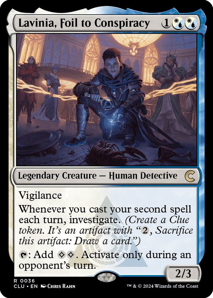 Lavinia, Foil to Conspiracy [Ravnica: Clue Edition] 36
