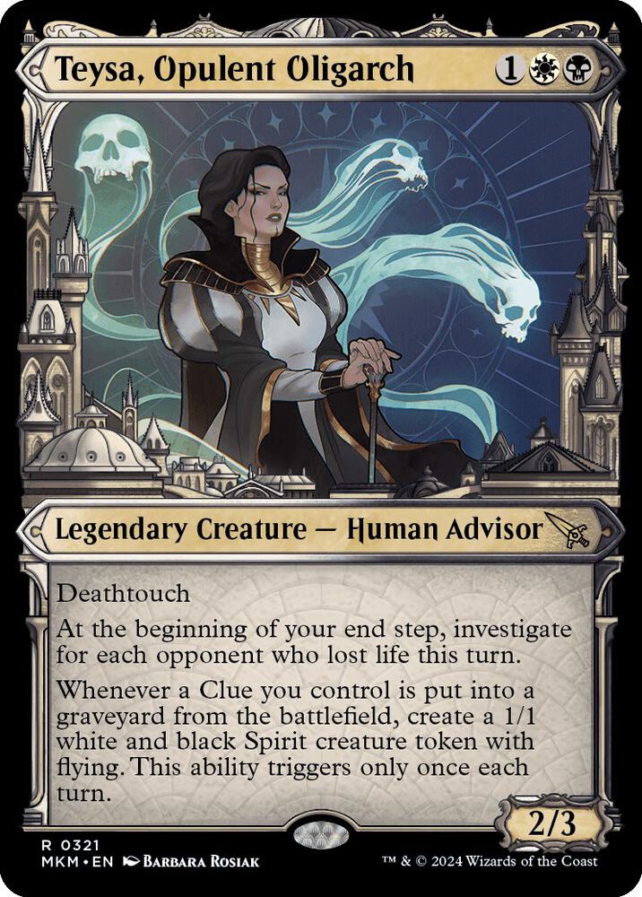 Teysa, Opulent Oligarch (Showcase) (0321) [Murders at Karlov Manor] 321