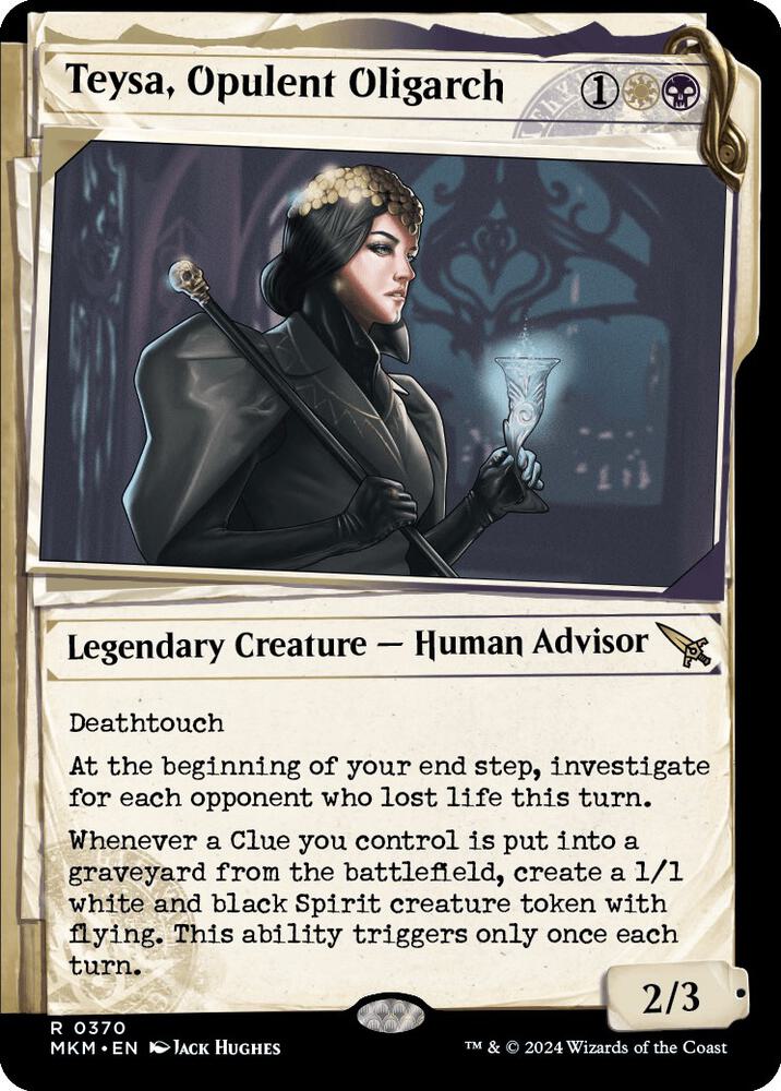 Teysa, Opulent Oligarch (Showcase) (0370) [Murders at Karlov Manor] 370