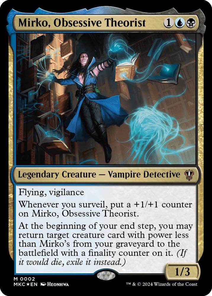 Mirko, Obsessive Theorist [Commander: Murders at Karlov Manor] 2