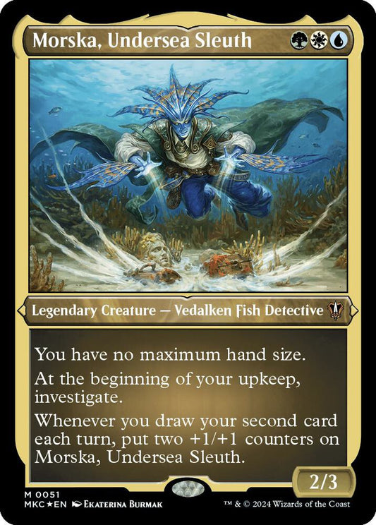 Morska, Undersea Sleuth (Display Commander) - Thick Stock [Commander: Murders at Karlov Manor] 51