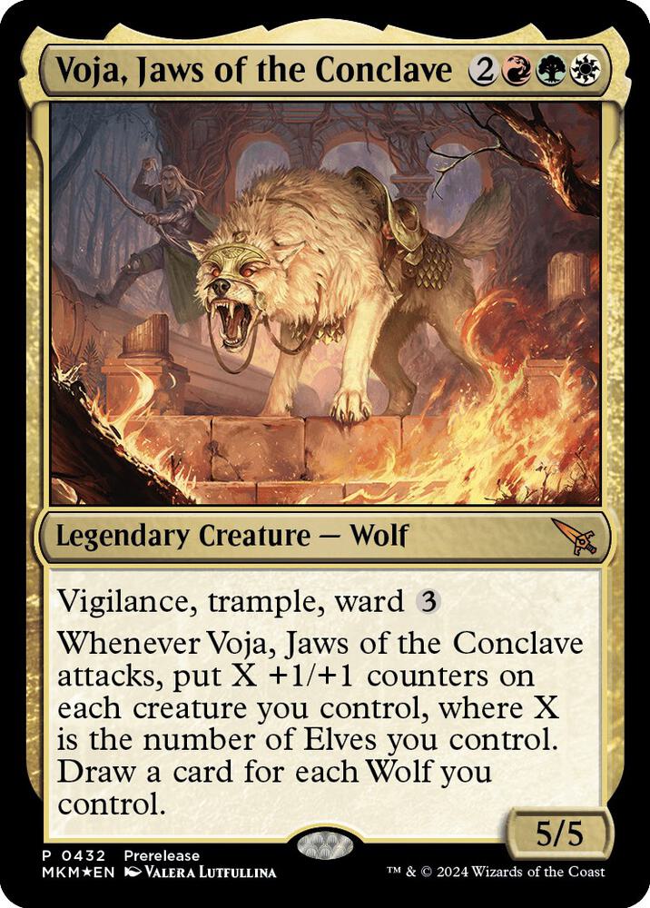 Voja, Jaws of the Conclave [Prerelease Cards] 432