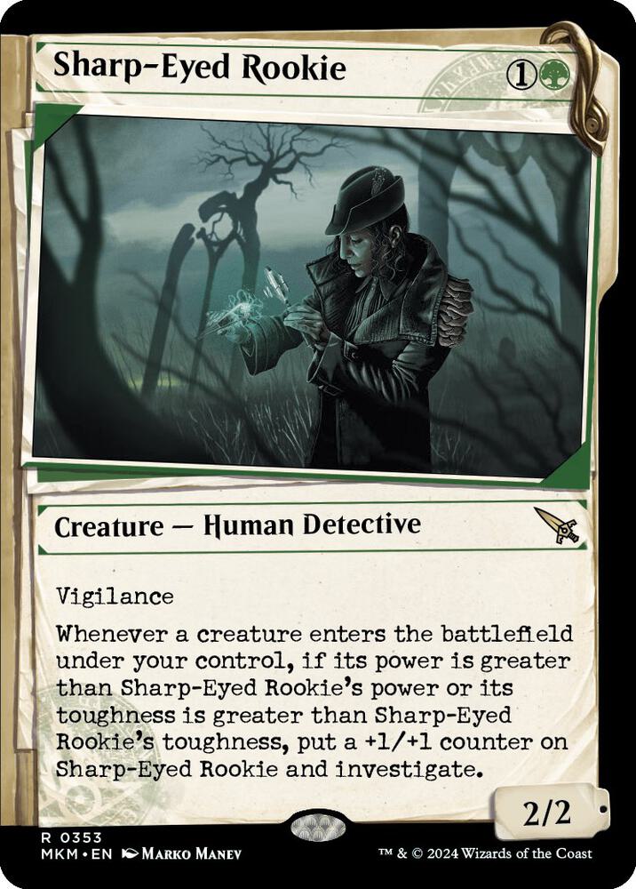 Sharp-Eyed Rookie (Showcase) [Murders at Karlov Manor] 353