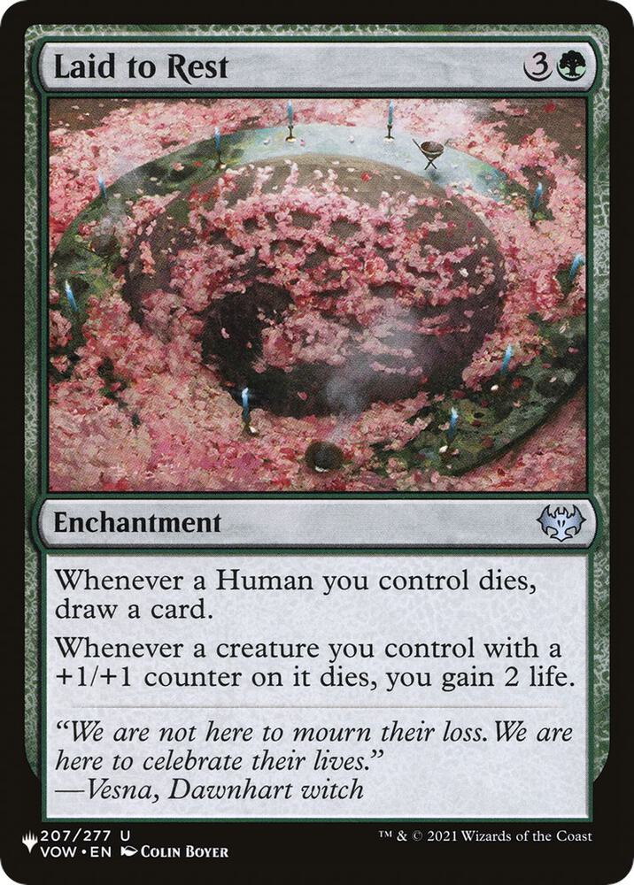 Laid to Rest [The List Reprints] 207/277