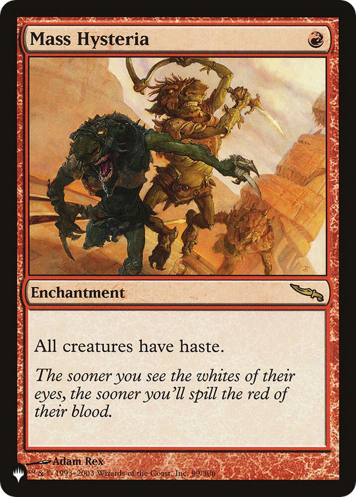 Mass Hysteria [The List Reprints] 99/306