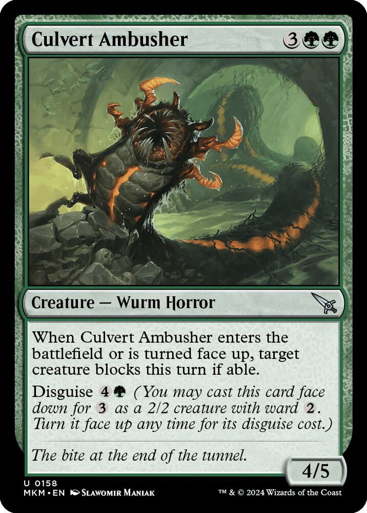 Culvert Ambusher [Murders at Karlov Manor] 158