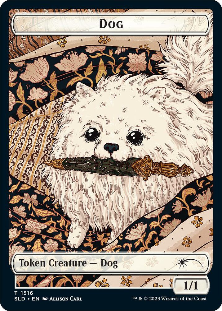 Dog // Cat Double-Sided Token [Secret Lair Drop Series] 1516 // 1517