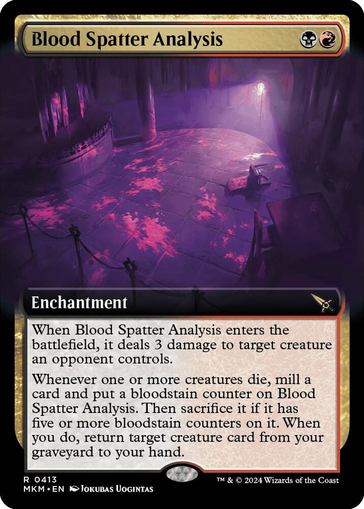 Blood Spatter Analysis (Extended Art) [Murders at Karlov Manor] 413