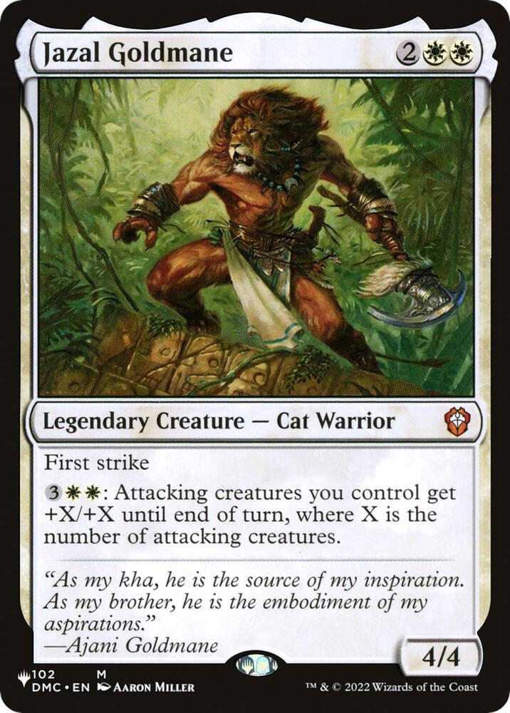 Jazal Goldmane [The List Reprints] 102/048