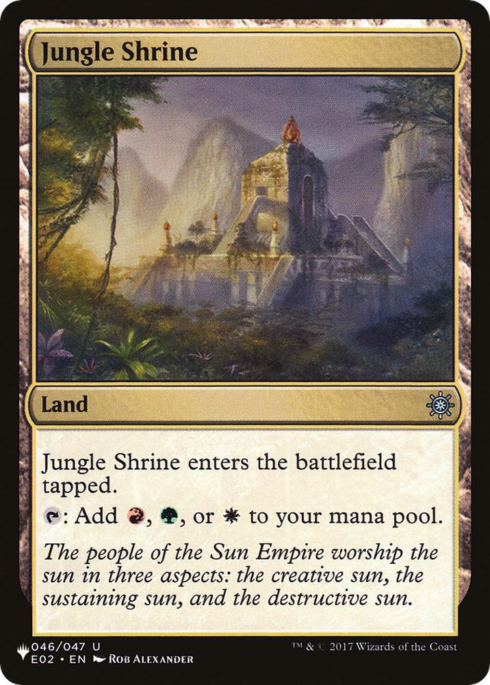 Jungle Shrine (E02) [The List Reprints] 046/047