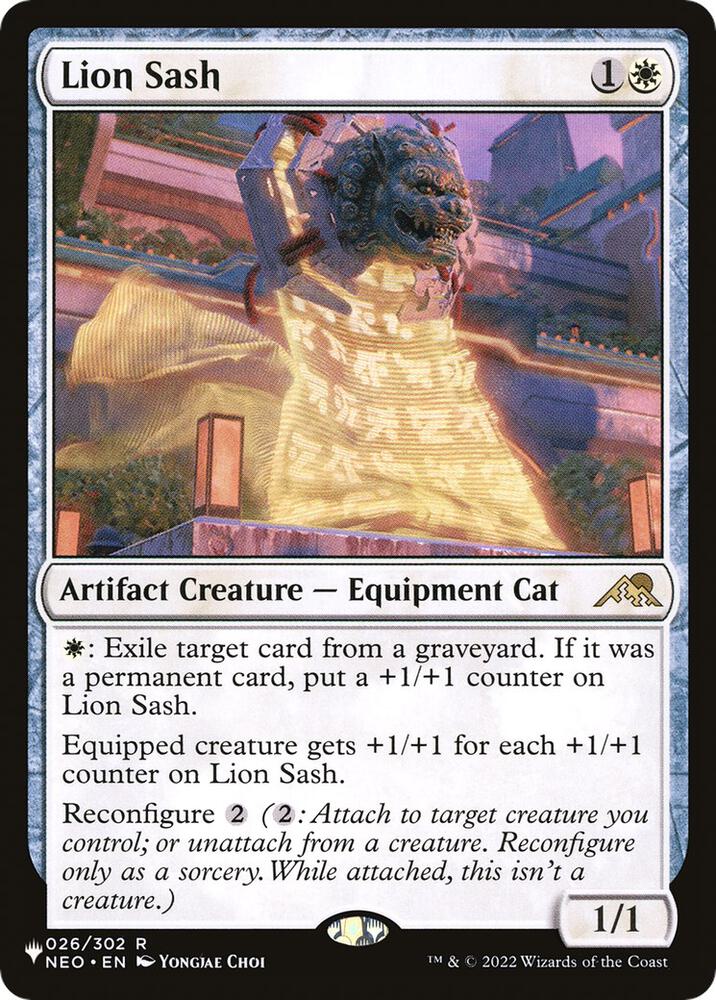 Lion Sash [The List Reprints] 026/302