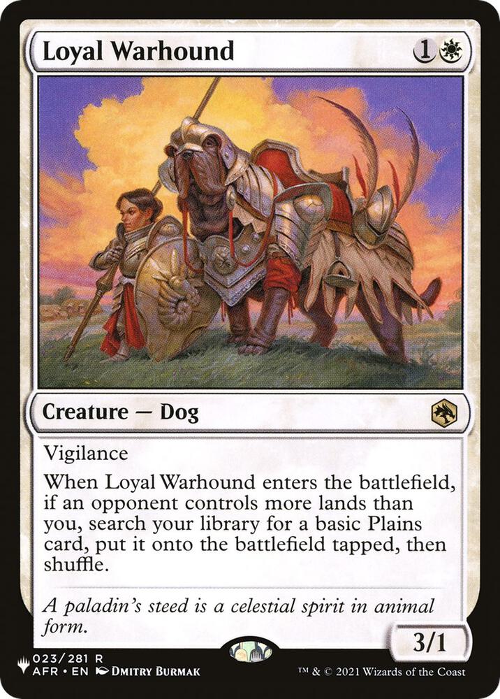 Loyal Warhound [The List Reprints] 023/281