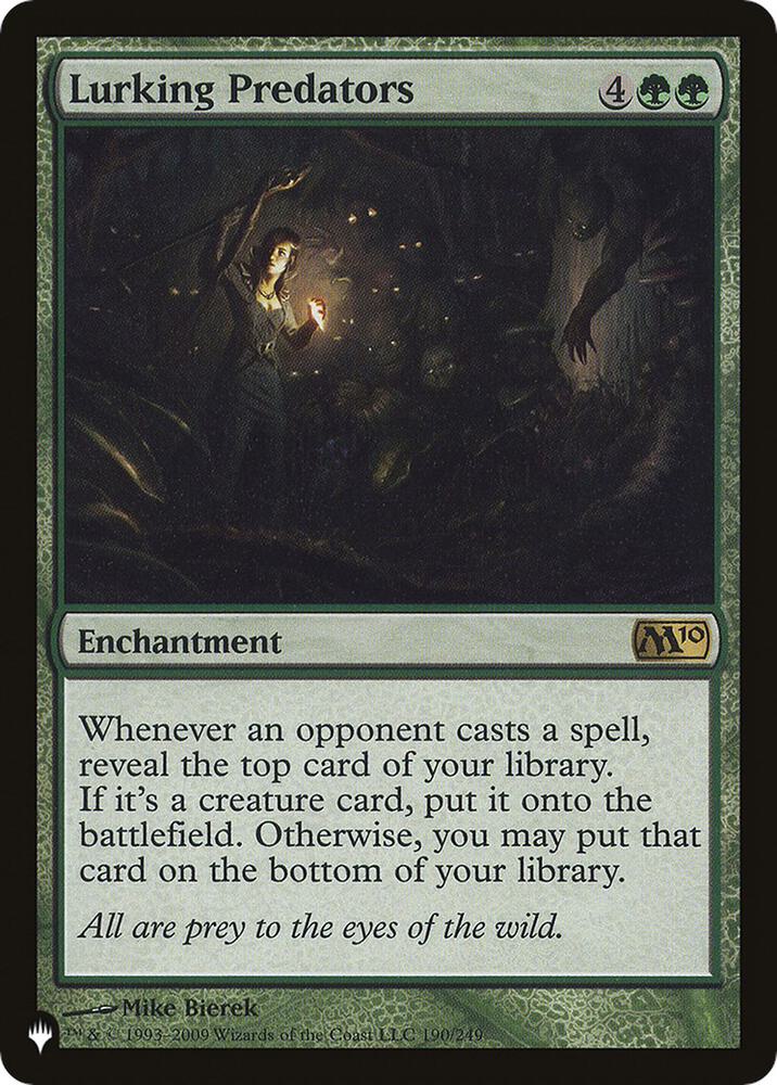 Lurking Predators [The List Reprints] 190/249
