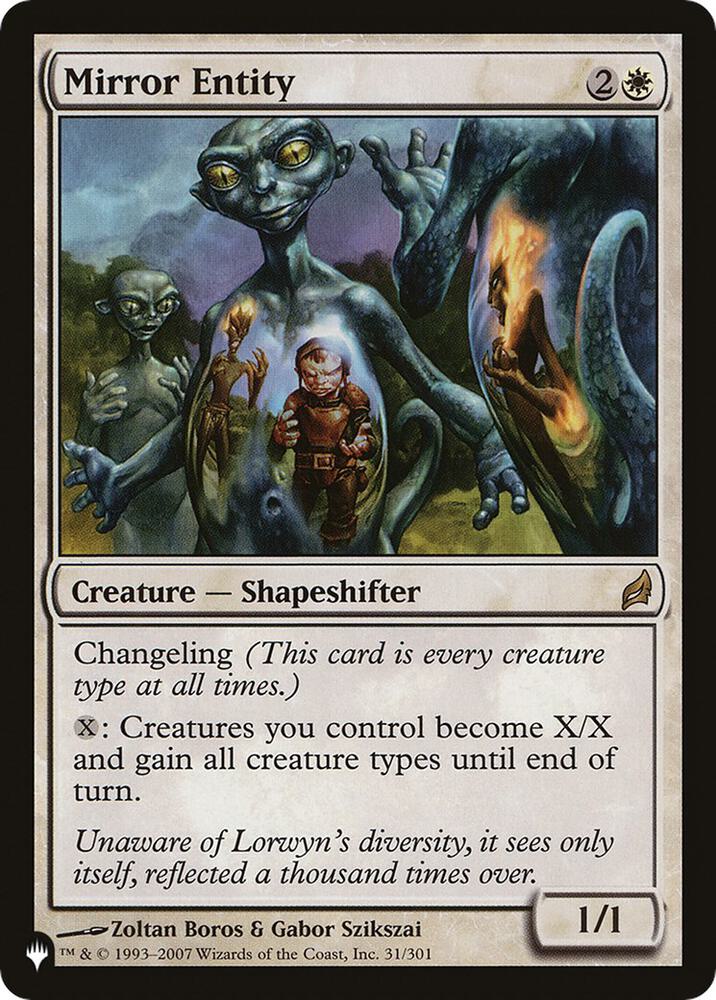 Mirror Entity (LRW) [The List Reprints] 31/301