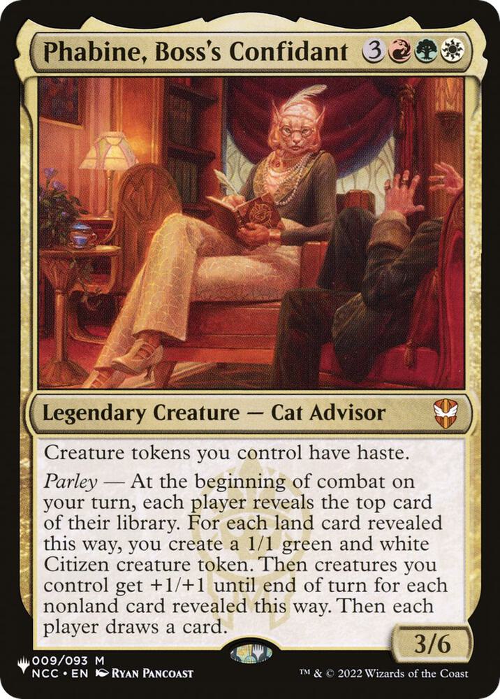 Phabine, Boss's Confidant [The List Reprints] 009/093