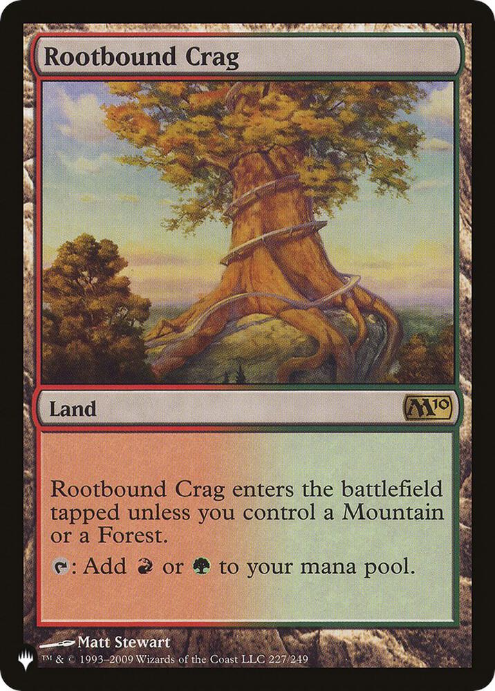 Rootbound Crag [The List Reprints] 227/249