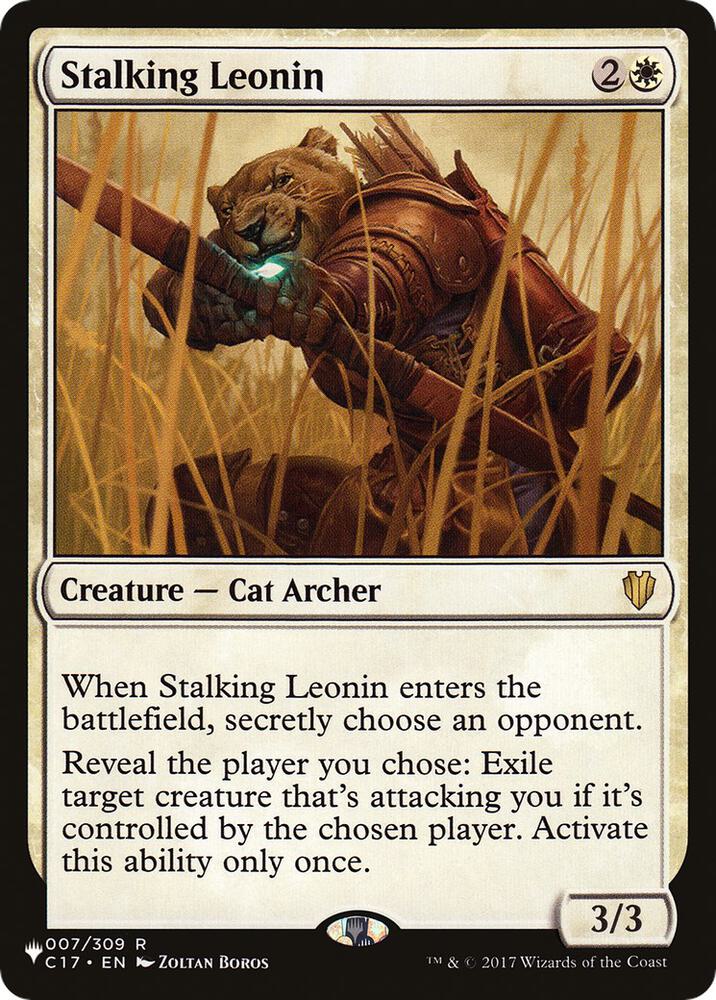 Stalking Leonin [The List Reprints] 007/309