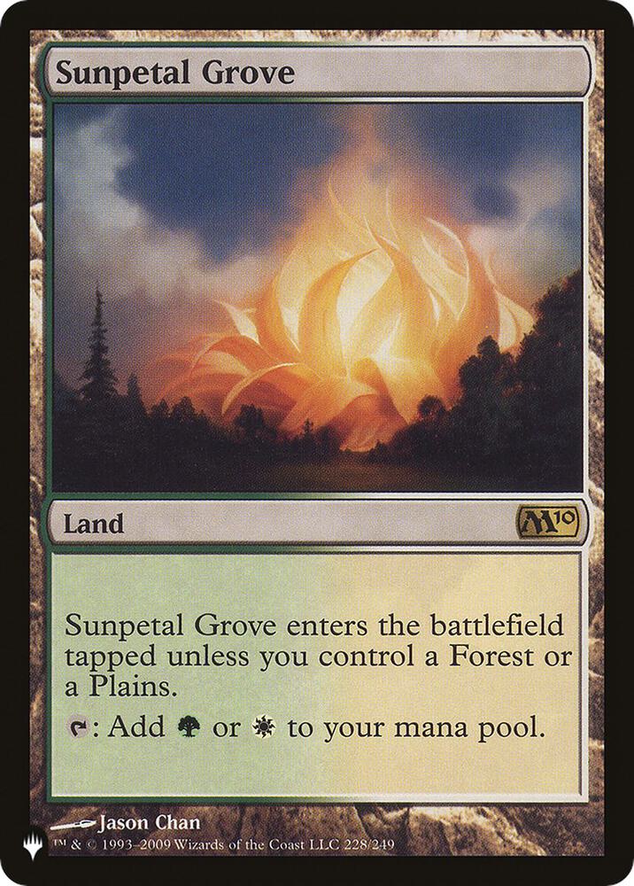 Sunpetal Grove [The List Reprints] 228/249