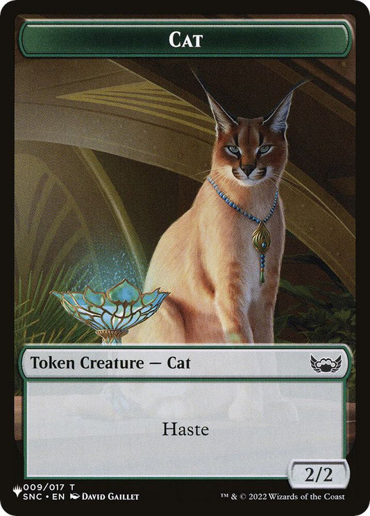 Cat (009) // Rat Double-Sided Token [The List Reprints] 9 // 3
