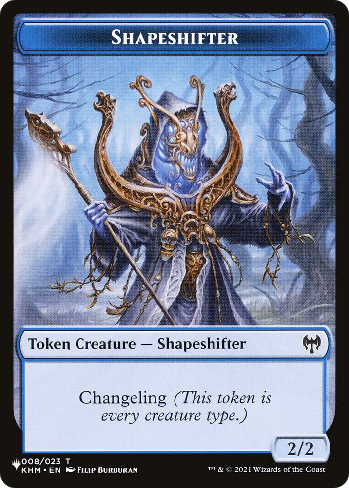 Shapeshifter // Rat Double-Sided Token [The List Reprints] 8 // 3
