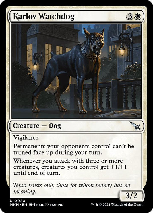 Karlov Watchdog [Murders at Karlov Manor] 20