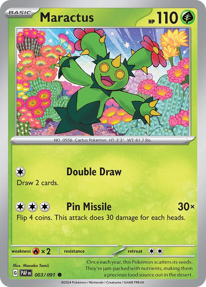 Maractus [SV: Paldean Fates] 003/091