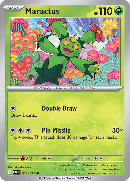 Maractus [SV: Paldean Fates] 003/091