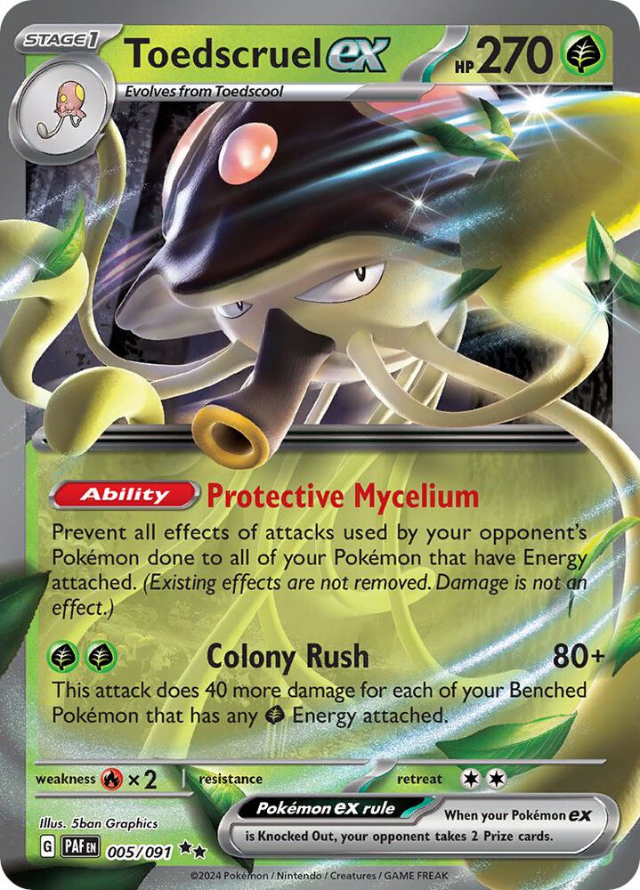 Toedscruel ex - 005/091 [SV: Paldean Fates] 005/091