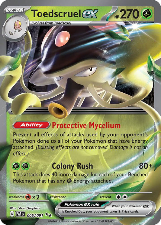 Toedscruel ex - 005/091 [SV: Paldean Fates] 005/091