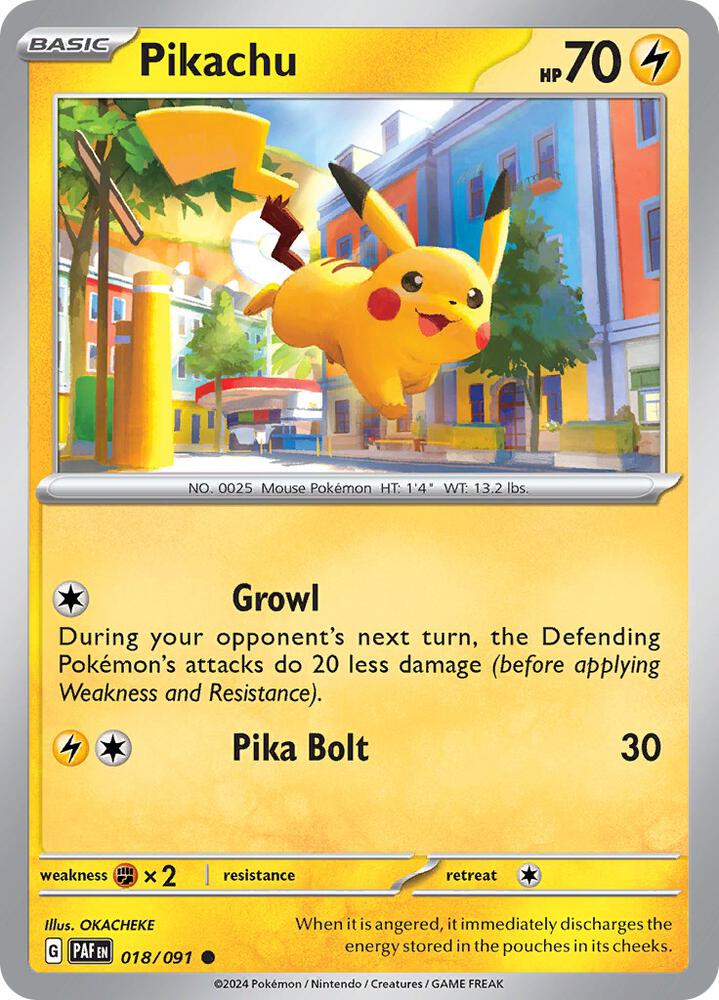 Pikachu - 018/091 [SV: Paldean Fates] 018/091
