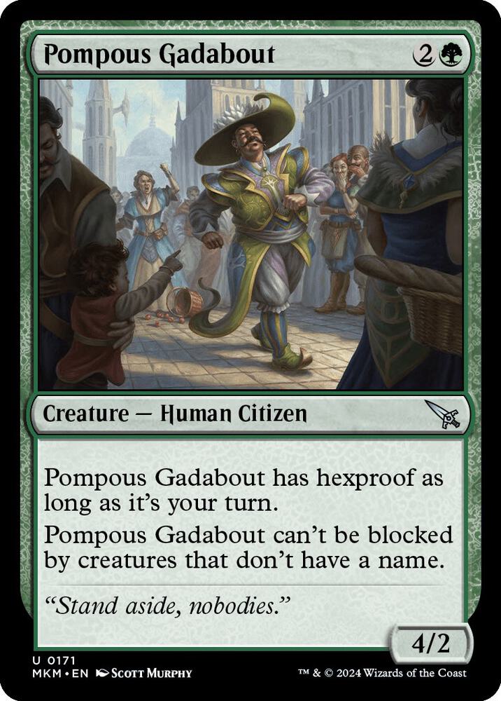 Pompous Gadabout [Murders at Karlov Manor] 171