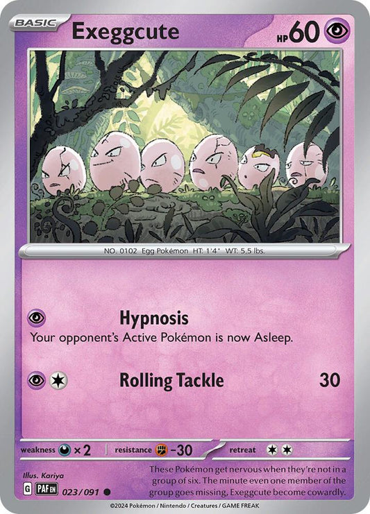 Exeggcute [SV: Paldean Fates] 023/091