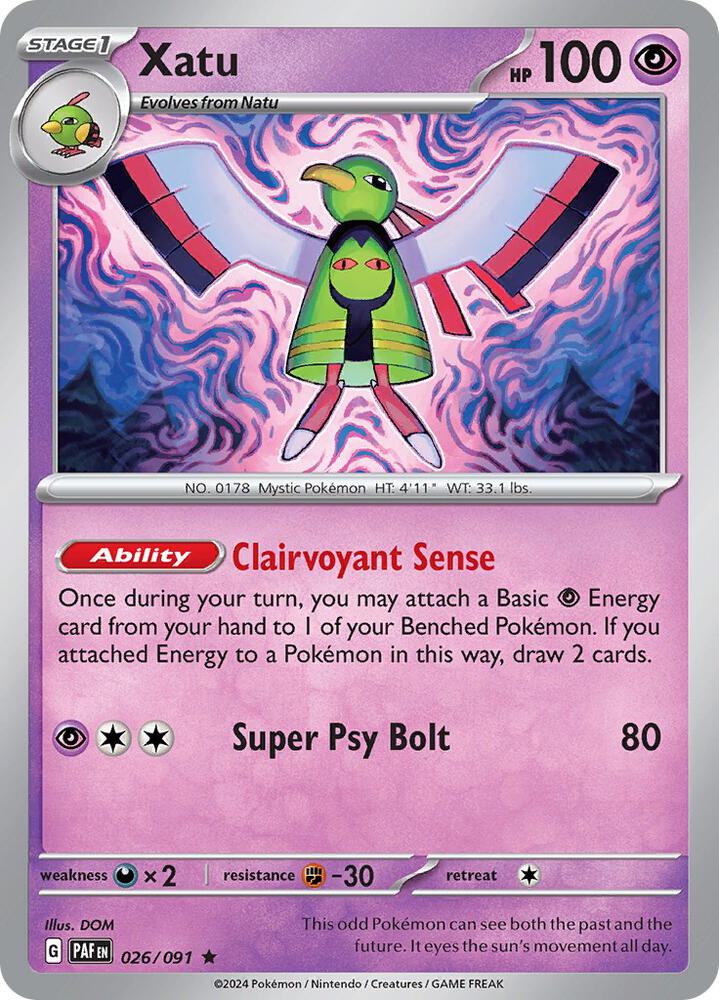 Xatu - 026/091 [SV: Paldean Fates] 026/091