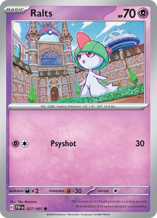 Ralts - 027/091 [SV: Paldean Fates] 027/091