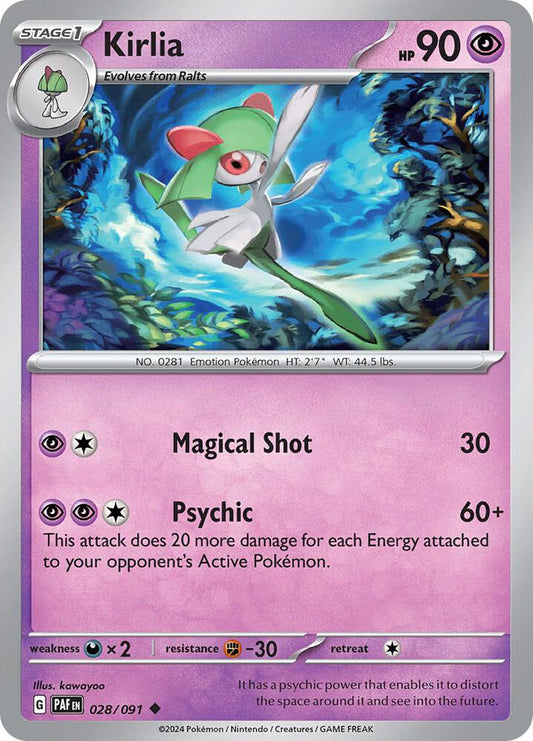 Kirlia - 028/091 [SV: Paldean Fates] 028/091
