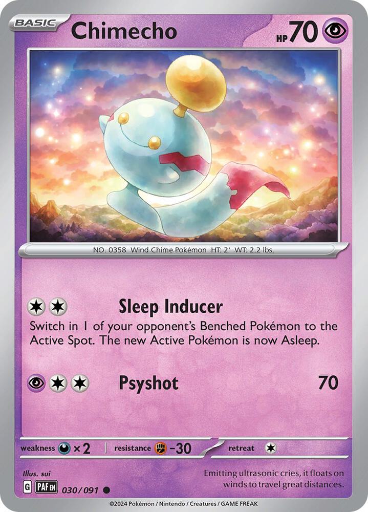 Chimecho [SV: Paldean Fates] 030/091