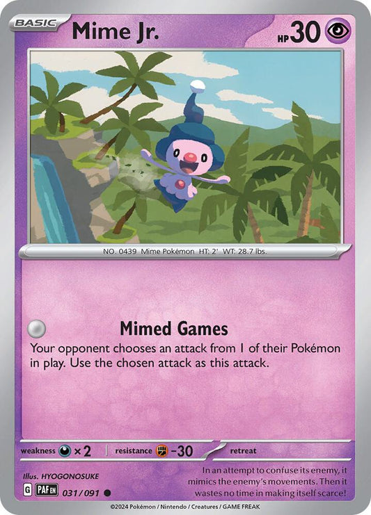 Mime Jr. - 031/091 [SV: Paldean Fates] 031/091