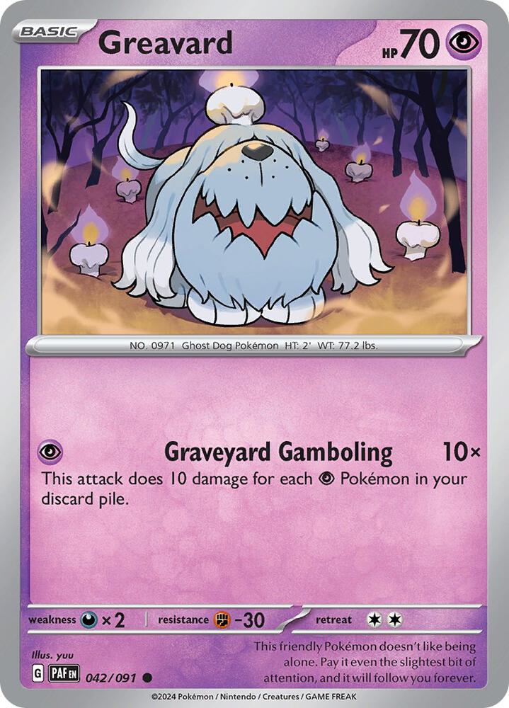 Greavard [SV: Paldean Fates] 042/091