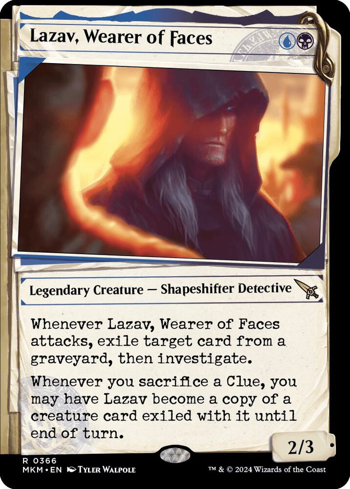 Lazav, Wearer of Faces (Showcase) (0366) [Murders at Karlov Manor] 366
