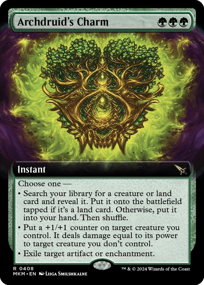 Archdruid's Charm (Extended Art) [Murders at Karlov Manor] 408