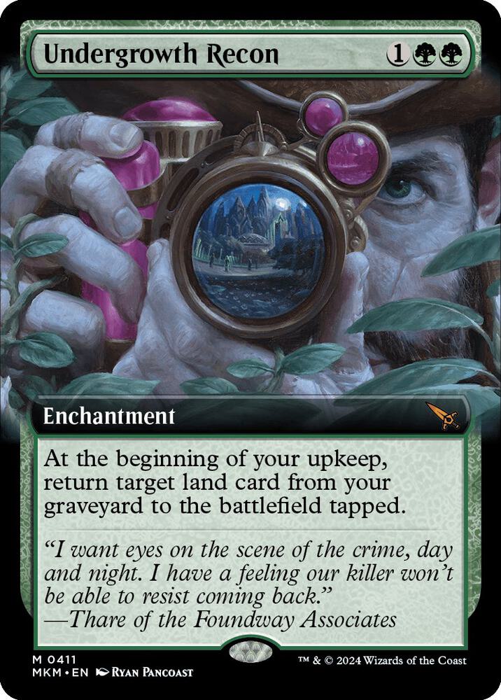 Undergrowth Recon (Extended Art) [Murders at Karlov Manor] 411