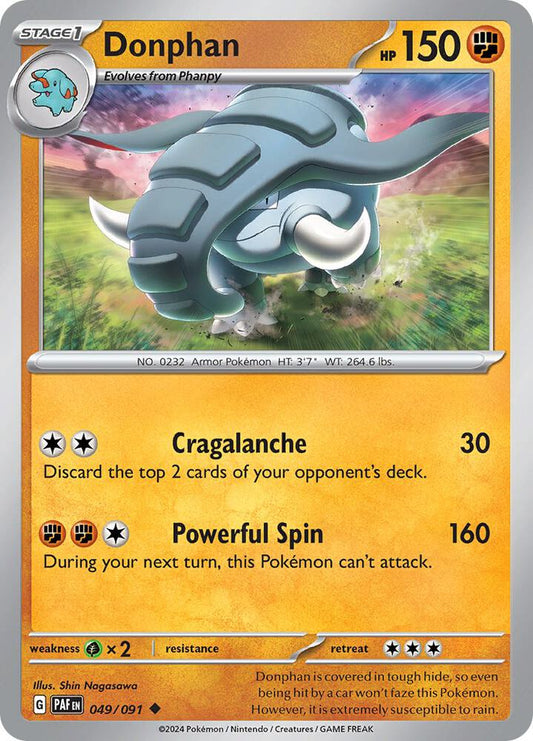 Donphan [SV: Paldean Fates] 049/091