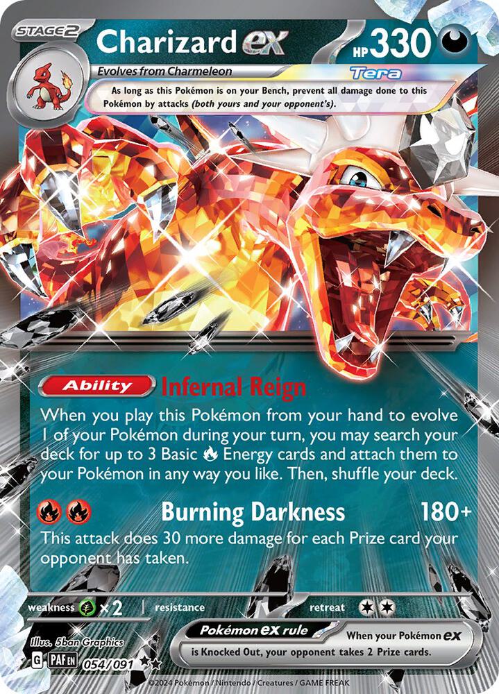 Charizard ex - 054/091 [SV: Paldean Fates] 054/091