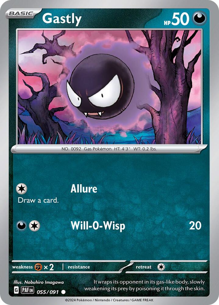 Gastly [SV: Paldean Fates] 055/091