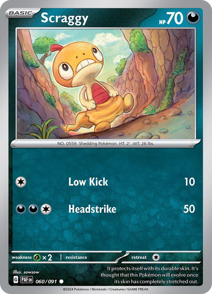 Scraggy [SV: Paldean Fates] 060/091