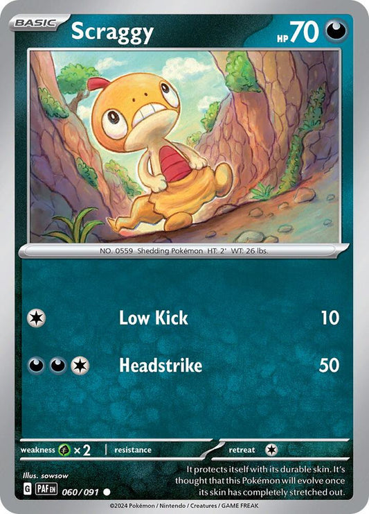 Scraggy [SV: Paldean Fates] 060/091