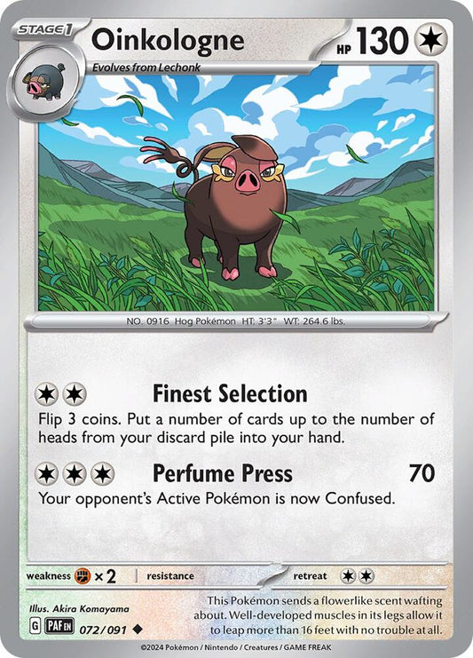 Oinkologne [SV: Paldean Fates] 072/091