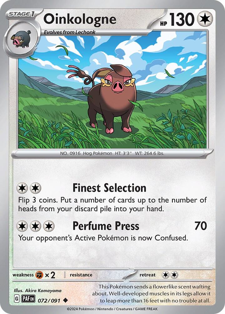 Oinkologne [SV: Paldean Fates] 072/091
