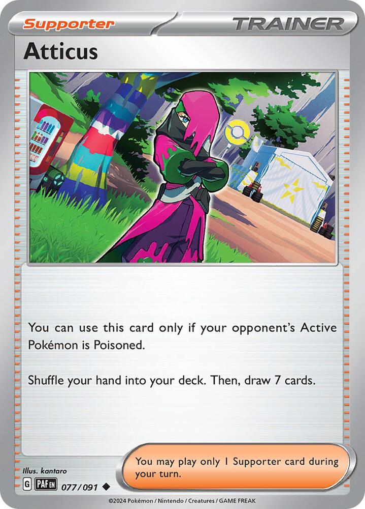 Atticus [SV: Paldean Fates] 077/091