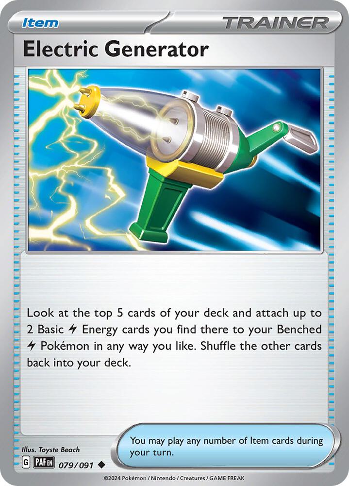 Electric Generator [SV: Paldean Fates] 079/091